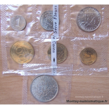 Série 1973 1 centime à 5 Francs