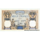 1000 Francs Cérès et Mercure 30-09-1939 S.6872