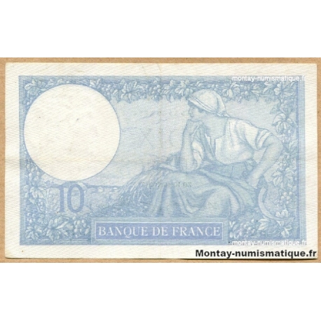 10 Francs Minerve 10-10-1940 T.77416