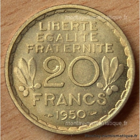 20 Francs Concours de Morlon 1950 ESSAI