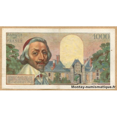 1000 Francs Richelieu 3-3-1955 Z.120