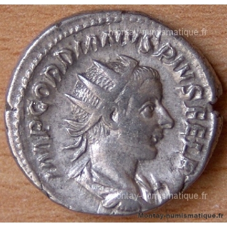Gordien III Antoninien +240 Rome ROMAE AETERNAE