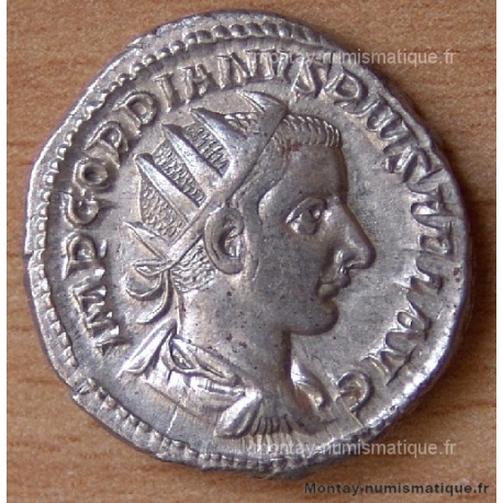 Gordien III Antoninien +241/243 Rome VIRTVTI AUGVSTI