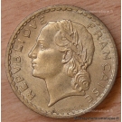 5 Francs Lavrillier bronze alu  1946 C
