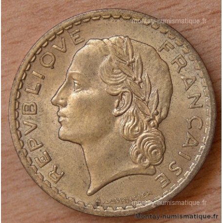 5 Francs Lavrillier bronze alu  1946 C