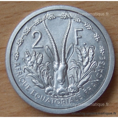 AEF Union Française 2 Francs 1948