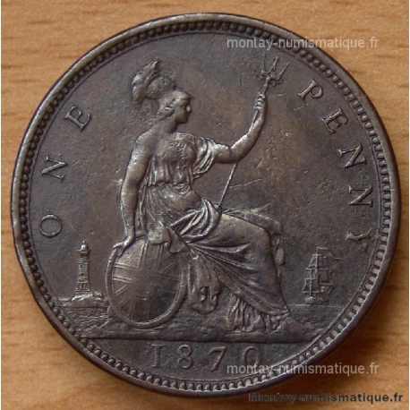 Royaume-Uni Victoria Penny 1870