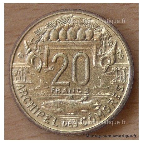 Comores 20 Francs 1964 essai