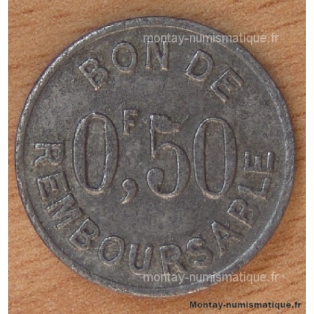 0.50 Franc Société Anonyme de la Grande Comore ND