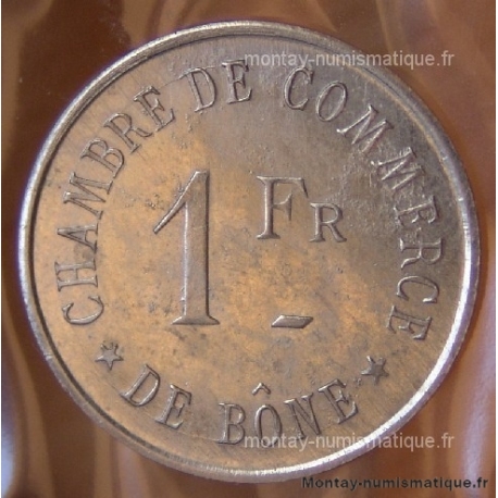 Algérie 1 Franc Bône ND Maillechort