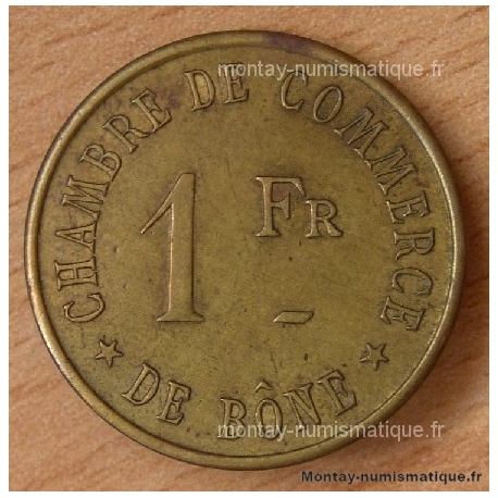 Algérie 1 Franc Bône ND Laiton
