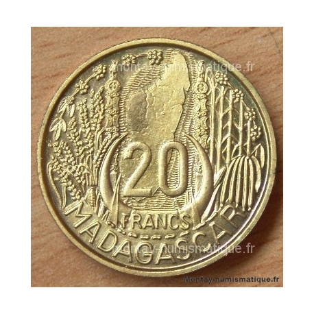 Madagascar 20 Francs 1953 Essai