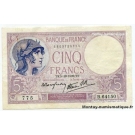 5 Francs Violet 5-10-1939 B.64150