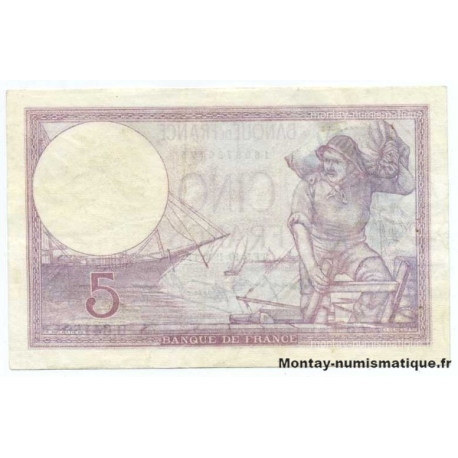 5 Francs Violet 5-10-1939 B.64150