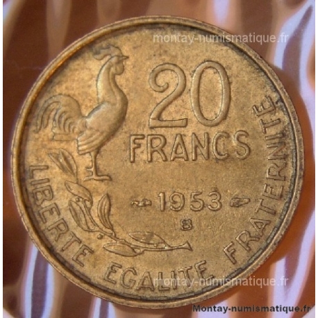 20 Francs G.Guiraud 1953 B