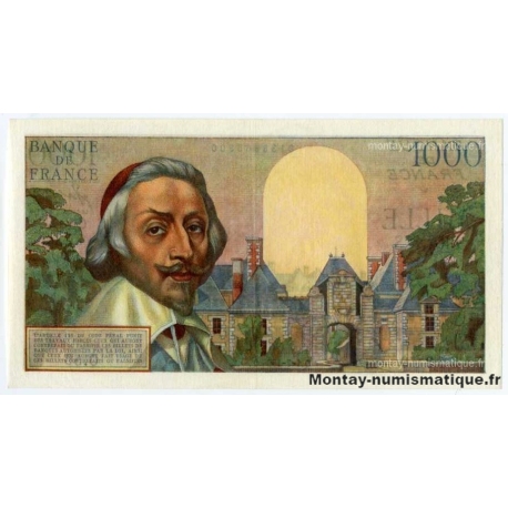 1000 Francs Richelieu 1-7-1954 O.56