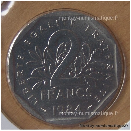 2 Francs Semeuse en nickel 1984