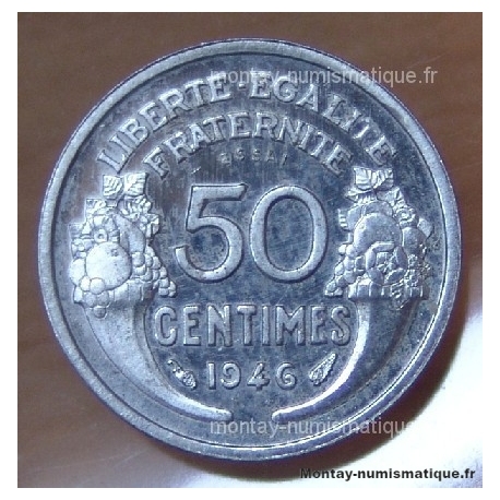 50 Centimes Morlon 1946 PIEFORT ESSAI