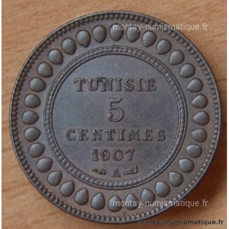 Tunisie 5 Centimes 1907 A