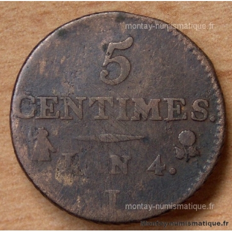 5 centimes Dupré petit module AN 4 I Limoges