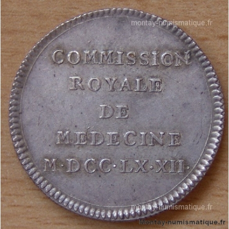 Jeton Commission royales de médecine 1772