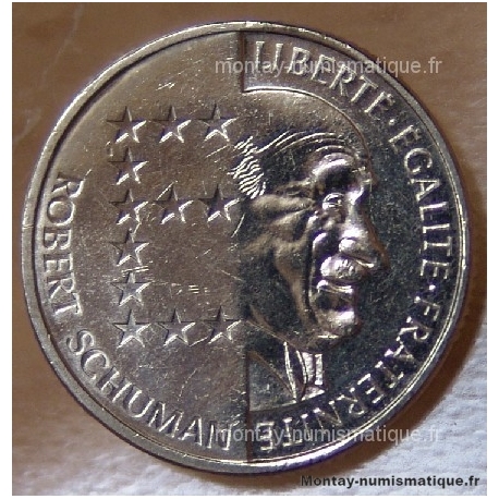 10 Francs Robert Schuman 1986