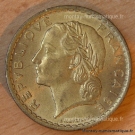 5 Francs Lavrillier bronze alu  1945 C