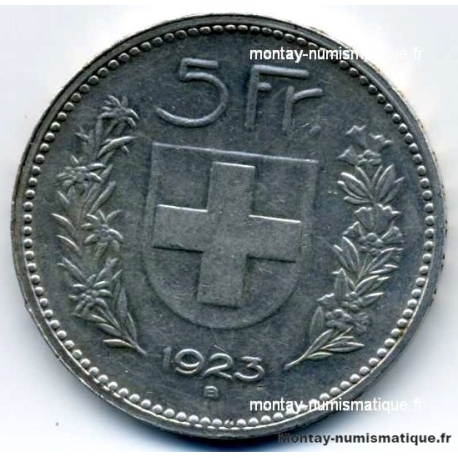Suisse 5 Francs Berger 1923 Berne