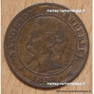 Deux centimes Napoléon III 1854 A