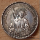 Médaille Ste Catherine Patronne des Etudes 1885