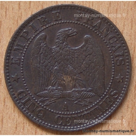 5 Centimes Napoléon III tête nue 1853 A