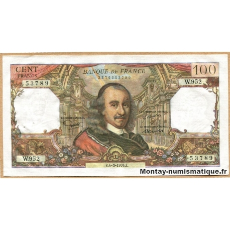 100 Francs Corneille 4-3-1976 W.952