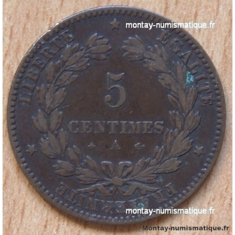 5 Centimes Cérès 1877 A