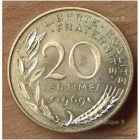 20 Centimes Marianne 1969
