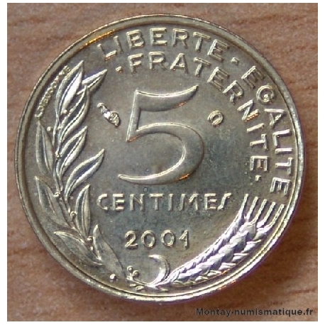 5 Centimes Marianne 2001