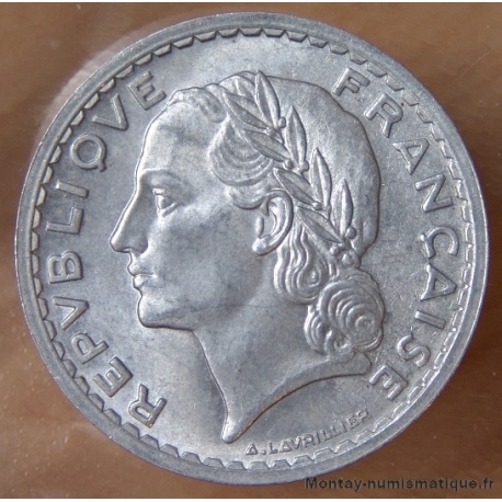 5 Francs Lavrillier Aluminium 1946 B