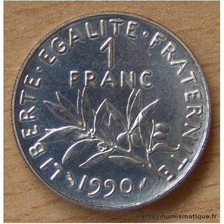 1 Franc Semeuse 1990