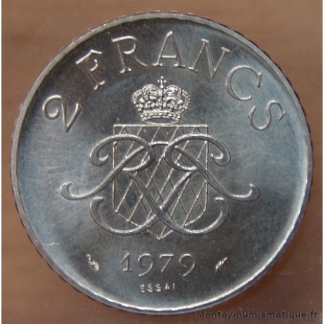 Monaco - 2 Francs Rainier III 1979 Essai