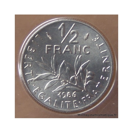 1/2 Franc Semeuse 1986