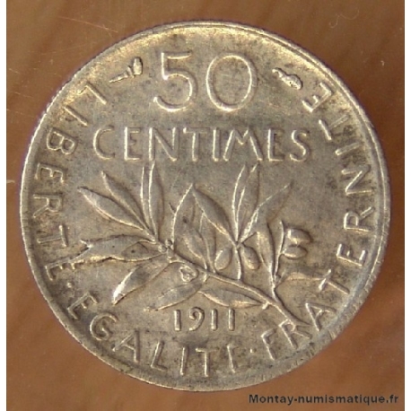 50 Centimes Semeuse 1911