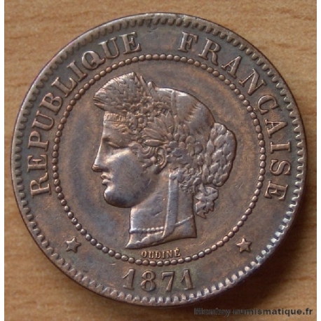 5 Centimes Cérès 1871 K bordeaux