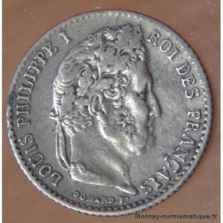 1/4 de Franc Louis Philippe 1833 B Rouen
