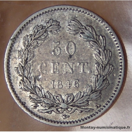 50 CENT. Louis Philippe 1846 A