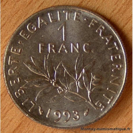 1 Franc Semeuse 1993