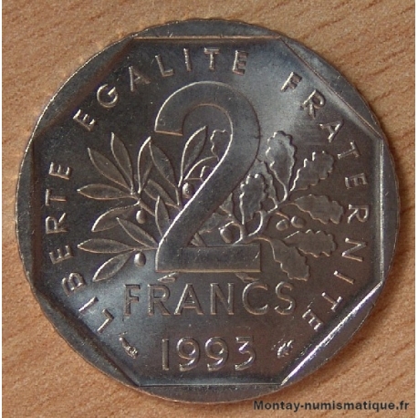 2 francs Semeuse nickel 1993