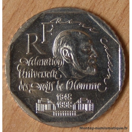 2 francs René Cassin 1998