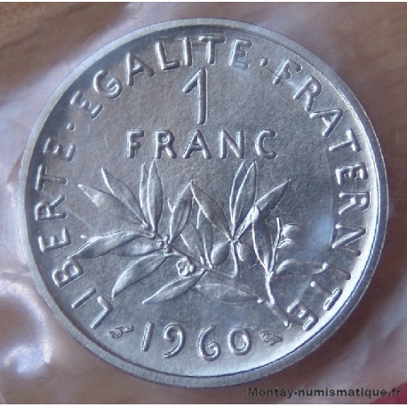 PIEFORT 1 Franc Semeuse 1960