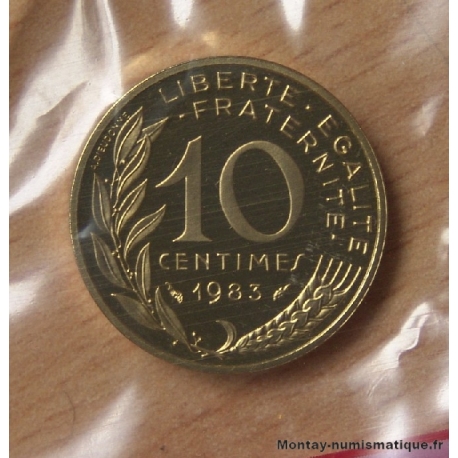 PIEFORT-10 centimes Marianne 1983
