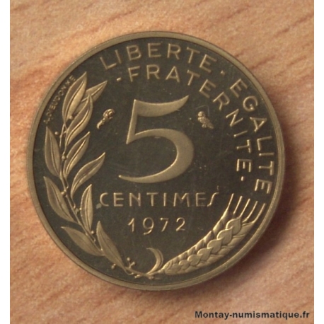 PIEFORT 5 centimes Marianne 1972