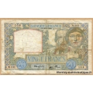 20 Francs Science et travail 22-2-1940